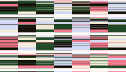 Aufkleber - Line Art Vector Graphic Pattern Made With Abstract Linear Geometric Shapes