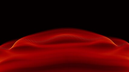 Poster - fire abstract background seamless loop. technology background. red abstract particles.