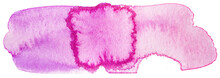 Pink Grunge Abstract Watercolor Element.