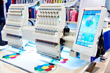 Embroidery industrial machine