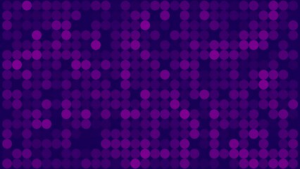 Poster - Abstract Hexagon Geometric Surface Loop. Clean minimal hexagonal grid pattern, random waving motion background canvas in pure wall architectural purple