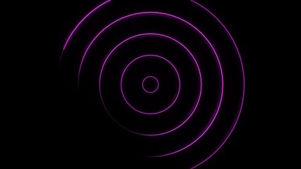 Poster - Motion blue circles abstract background. Abstract futuristic motion background