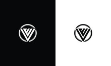 VE,VW Abstract Letters Logo Monogram