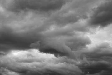 Wall Mural - Grey storm clouds in sky