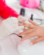 manicure and nail polish