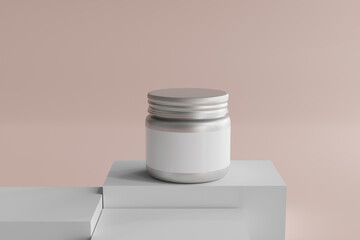 Sticker - Aluminum Cosmetic Container