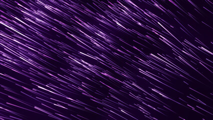 Poster - Blue hyper jump. Digital hyperspace with stars explosion. Abstract futuristic speed background. Dynamic motion lines on blue backdrop. 3D rendering.