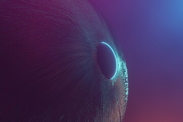 Fototapete - abstract eye background. centric motion of star trails. starburst dynamic lines or rays. 3d renderin