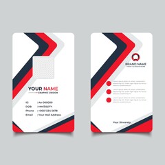 Wall Mural - Modern and Clean Business id Card Template