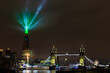 © robertharding - New Year 2022 firework and light display by The Shard and Tower Bridge, London