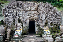Elephant Cave Temple In The Sacred Monkey Forest Sanctuary, Ubud, Bali, Indonesia