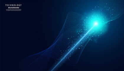  - abstract technology hi tech background concept speed movement motion blur moving fast in the light f