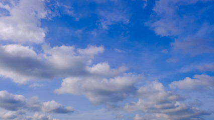 Wall Mural - beutyful blue sky with white cloud