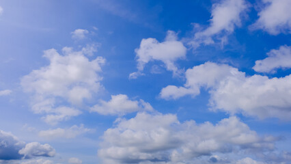 Wall Mural - beutyful blue sky with white cloud