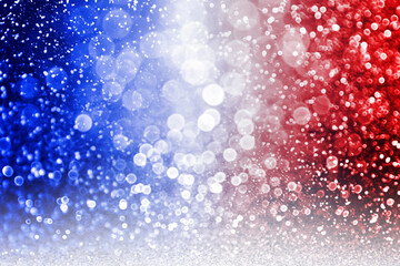 Wall Mural - Patriotic red white blue firework July 4th, vote, Memorial, President, Labor Day background