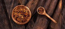 Crushed Red Pepper In A Bowl - Dried Chili