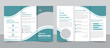 © Habibur614 - Creative Corporate Modern Business Trifold Brochure Template Design.