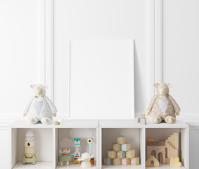 Wall Mural - Nursery Frame Mockup - Kids Frame