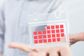 Aufkleber -  business plan and time management concept, concept of important day,