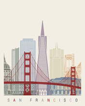 San Francisco Skyline Poster