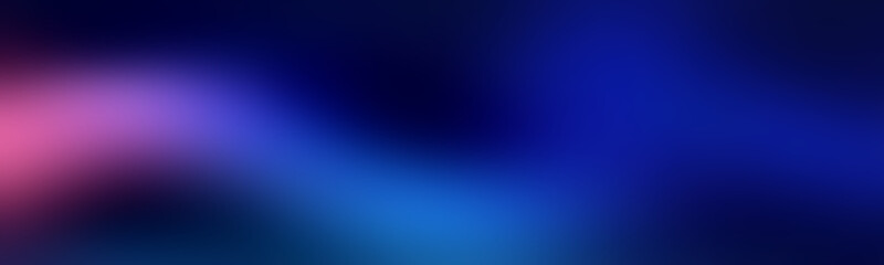 Wide design business promotion deep purple blue. Pattern for design, copy space dark blue. Multicolor blur background.
