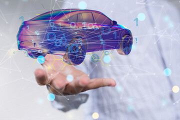 Poster - Driverless autonomous vehicle with lidar technology