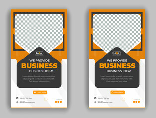 Wall Mural - Digital marketing agency corporate business flyer square instagram stories social media post banner