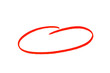 © Fototocam - red highlighter circle on white background- Image