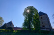 Historisches Schloss in einem Park in Rheda-Wiedenbrück