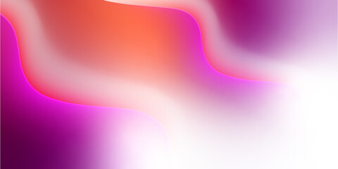 Wall Mural - vector illustration of a colorful paper cut banner. bright colors and soft waves. background with ef
