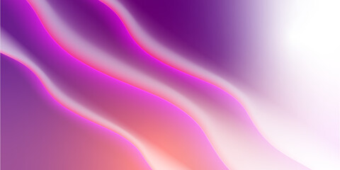 Wall Mural - vector illustration of a colorful paper cut banner. bright colors and soft waves. background with ef