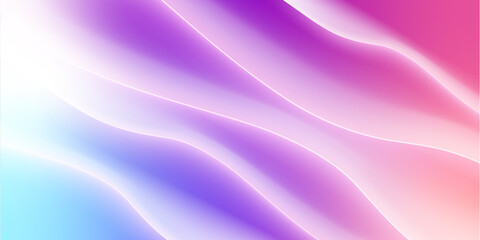 Wall Mural - vector illustration of a colorful paper cut banner. bright colors and soft waves. background with ef