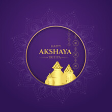 Happy Akshaya Tritiya Festival Social Media Post
