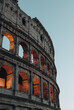 Vertical shot of a Colosseum
