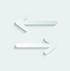 Poster - arrow icon.  line design. arrow set for web, site or application design