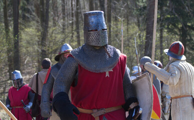 medieval knight in armor