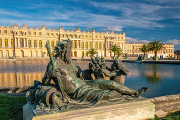 Wall Mural - Garden of Chateau de Versailles, near Paris in France