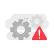 error while loading, couldnt load, tap to retry concept illustration flat design vector eps10. modern graphic element for landing page, empty state ui, infographic, icon