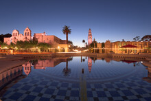 San Diego, California, USA Plaza Fountain