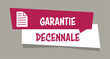 Logo garantie décennale.
