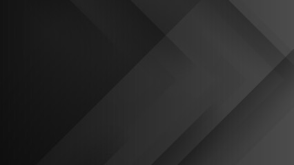 Abstract black grey 3d background. Vector abstract graphic design banner pattern presentation background web template.
