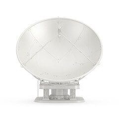 Poster - Big Satellite Dish Antenna Radar. 3d Rendering