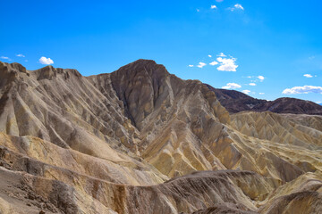 Sticker - Badlands at Zabriskie Point in Death Valley National Park, California, United States of America