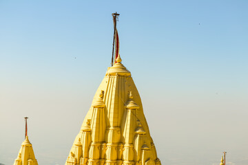 Poster - Famous Kashi Viswanath Temple in India against a clear sky