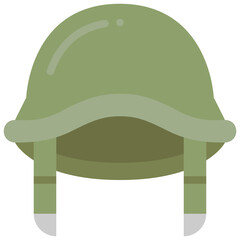 helmet flat icon