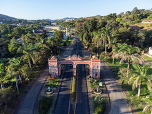 Small Country Town Entrance Portal With Beautiful Sunlight - Socorro, São Paulo, Brazil