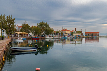 Wall Mural - Panagiouda vİllage view in Lesvos Island