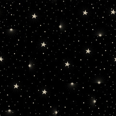 magic pattern with constellations and stars. decorative ornament. seamless pattern for astrology, magic and divination on tarot cards