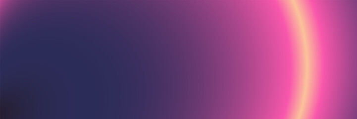 Wall Mural - Gradient neon pink vector background. Blurred smooth curve light laser for technology, space and crypto banners, posters, web backdrops. Panoramic digital wallpaper futuristic graphic.