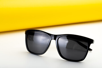 sunglasses on a white background